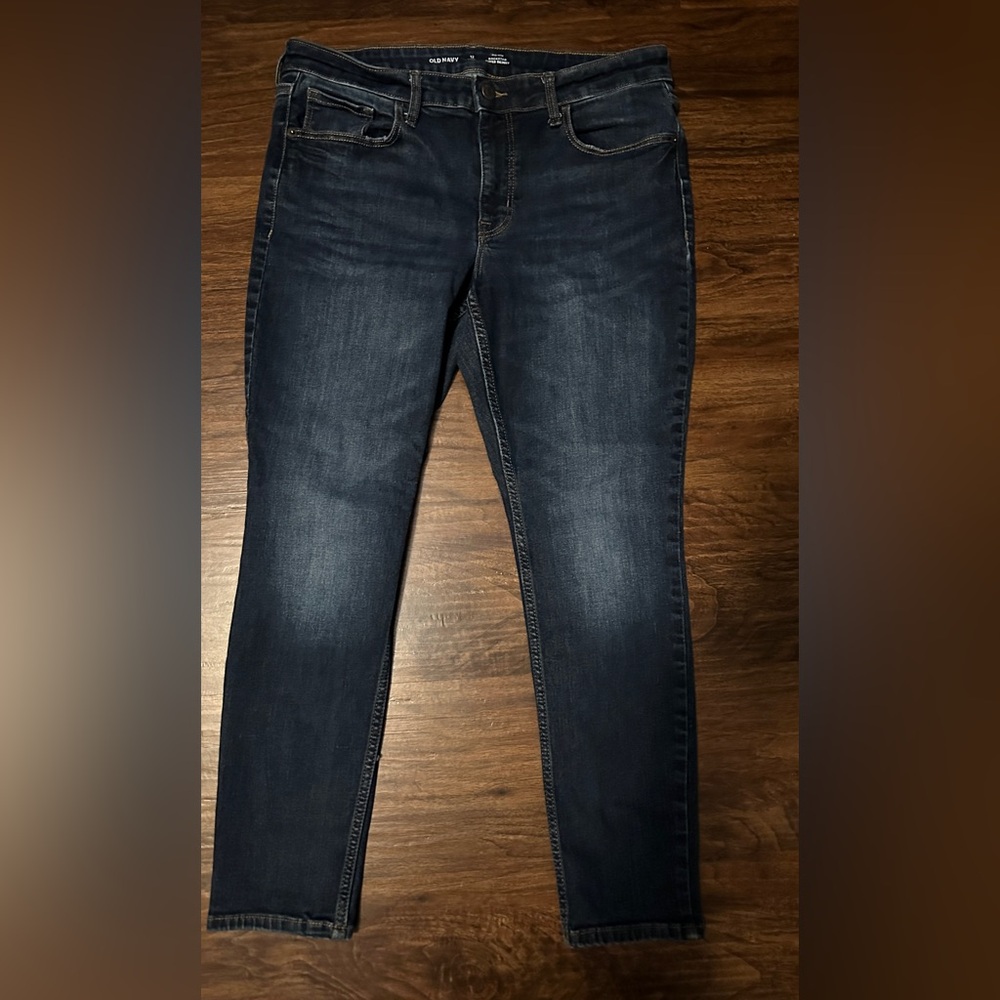 Old Navy Mid-Rise Rockstar Super Skinny, Size 12 Short